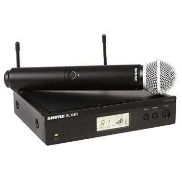 Imagem de Shure BLX24R/SM58 Sistema de microfone sem fio com microfone vocal portátil SM58