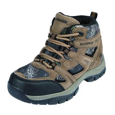 Imagem de Bota de caminhada Northside Bismarck Junior impermeável (infantil/infantil), Brown Camo, 1 Little Kid