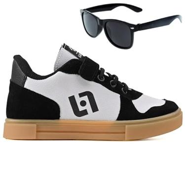 Imagem de Tenis Infantil Casual Sapatenis Meninos Meninas Street Calce Facil + Oculos