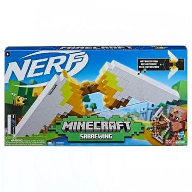 Imagem de Lançador Nerf Minecraft Sabrewing Arco Motorizado F4734 - Hasbro