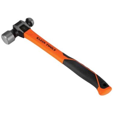 Imagem de Klein Tools H80332 Martelo de ponta esférica, cabeça de 947 g, cabo antiderrapante de absorção de choque de fibra de vidro com furo de amarração, 38 cm