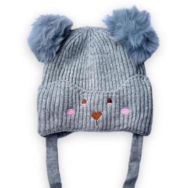 Imagem de Touca Gorro Infantil Menina Inverno Toca Escola Peluciada-Feminino
