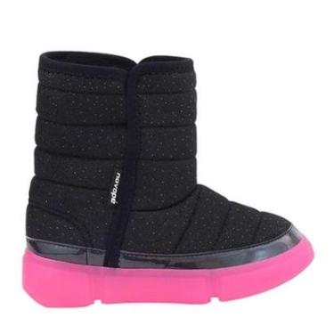 Imagem de Bota Infantil Menina Novope 50001381 Com Pelo Com Led-Feminino