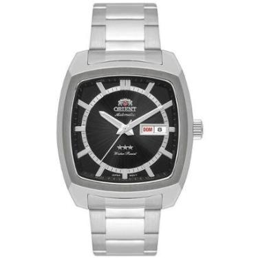 Imagem de Relógio Masculino Automático Orient Prata F49SS031 P1SX-Masculino