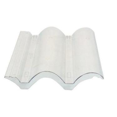 Imagem de Telha plástica coppo veneto transparente prismalux - 10 un