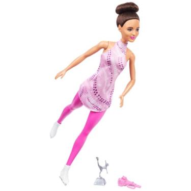 Imagem de Boneca Barbie Profissões Patinadora Gelo com Patins e Acessórios HRG37 Mattel