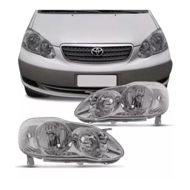 Imagem de Farol Corolla e Fielder 2003 2004 2005 2006 2007 2008 - UNIDADE Lado:ESQUERDO (Motorista)