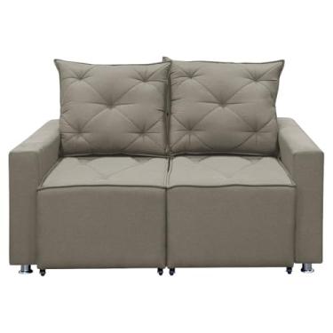 Imagem de Speciale home - Sofá Retrátil e Reclinável 2 lugares Bariloche 1.50cm C/Molas - Linho