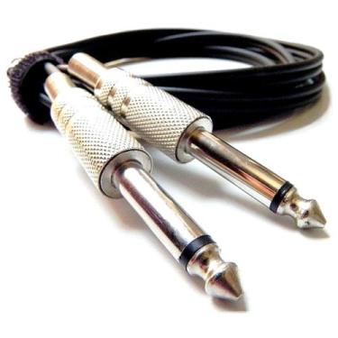 Imagem de Cabo Guitarra Violão Baixo P10xp10 Mono Blindado 5 Metros - SR Drums