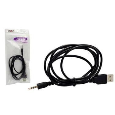 Imagem de Cabo P2 para USB Macho 1.40 Metros Lelong LE-1004 Lelong - Vitrine