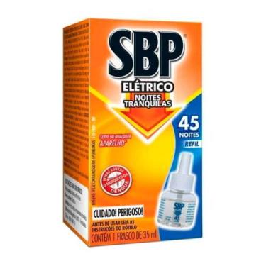 Imagem de Repelente Elétrico Líquido SBP 45 Noites Refil 35ml