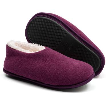 Imagem de Pantufa Feminina e Masculina Antiderrapante Chinelo de Quarto Fofinho Sapatilha Peluciada