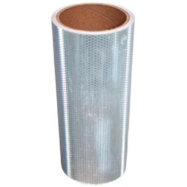 Imagem de Fita reflexiva laranja para bicicleta 0, 4"x26 pés, fita de segurança de aviso de alta visibilidade à prova d'água, adesivos reflexivos ao ar livre, acessórios externos óbvios.