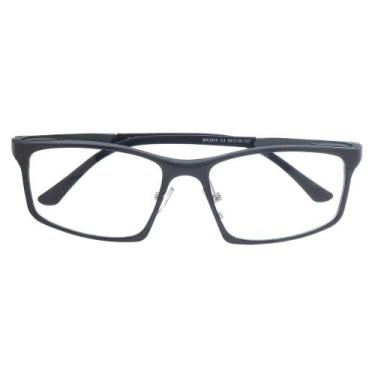 Imagem de Armação De Óculos Para Grau Masculino Retangular Nova York - Shark Ócu