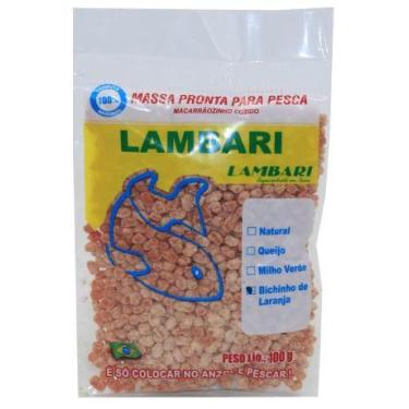 Imagem de Massa Pesca Sabor Bichinho Laranja Isca P/ Lambari Pesqueiro