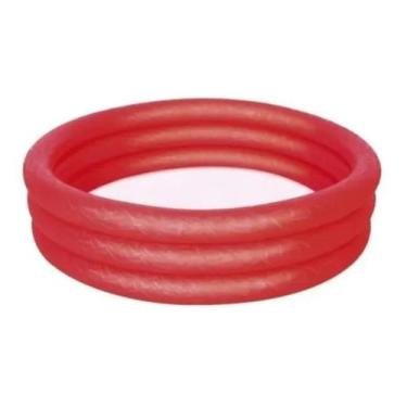 Imagem de Piscina Inflavel 3 Aneis Para Criança 152Cm 282Lt Vermelha - Bestway