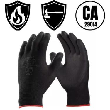 Imagem de Luva Epi Ca Segurança Multi Tato Multiuso Tricotada Pu Antiestatica Tr