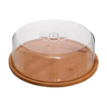 Imagem de Boleira Bambu com Tampa - Mimo Style