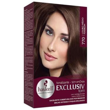 Imagem de Tonalizante haskell 770 louro medio marrom