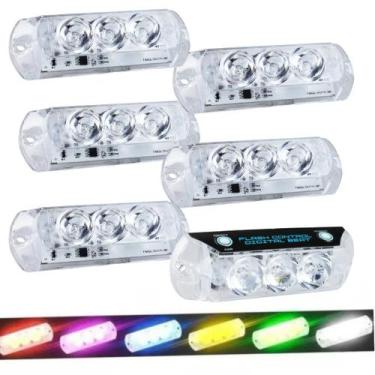 Imagem de Kit 6 Strobos Flash Control Digital Beat c Microfone Interno Farol Sub
