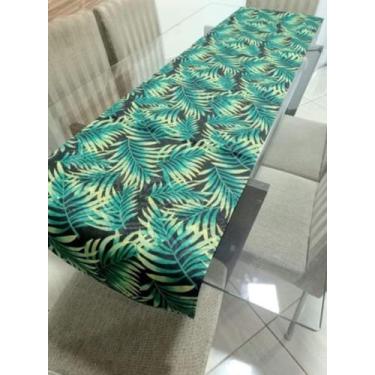 Imagem de Caminho de mesa semipermeavel preto chiq - Mel Home&decor, costela de 