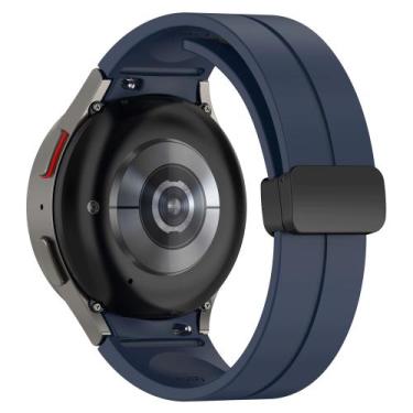 Imagem de Pulseira Silicone Fecho Magnético para Galaxy Watch 5 Watch5 Watch 4 W