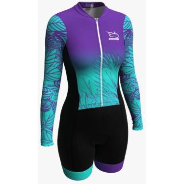 Imagem de Macaquinho Ciclismo Bikewings Violet, P