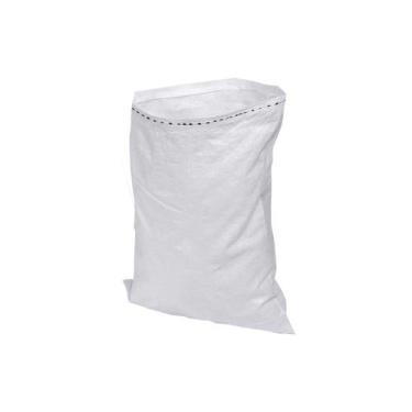 Imagem de Saco De Ráfia Liso Branco 60x45 para Farináceos/Derivados - PROCOPIO