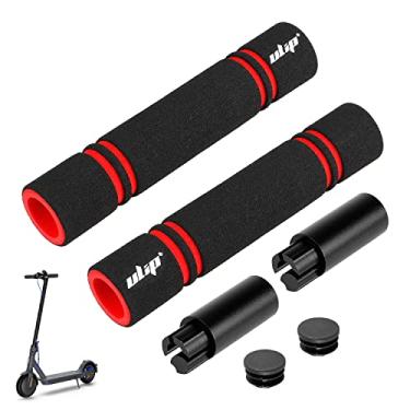 Imagem de ulip Kit extensor de guidão de alumínio para segurar painel, telefones e espelho retrovisor para scooters elétricos Xiaomi M365 Pro Pro2 1S MI3 e Segway Ninebot ES Series (preto)