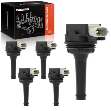 Imagem de Pacote de bobinas de ignição A-Premium para Volvo C30 2007-2013 C70 S40 S60 V50 V70 XC70 2,4L 2,5L 5 peças