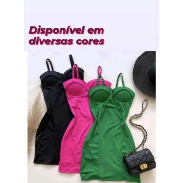 Imagem de Vestido curto colado retro tubinho - Saramodas
