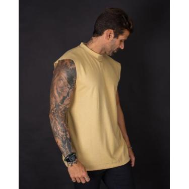 Imagem de Regata Oversized - Toppen Jeans, M, Creme