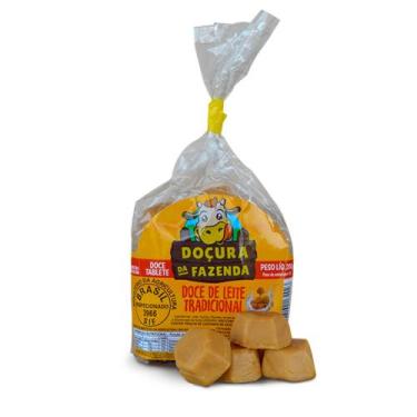 Imagem de Doce de Leite Tabletes Tradicional 200g Doçura da Fazenda, Amendoim