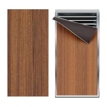 Imagem de PATIKIL Capa de ventilação magnética de 41 x 19 cm, capa de registro de ar de parede de piso bloqueador de ventilação magnético de alta resistência para forno de lareira HVAC RV doméstico, cor de grão