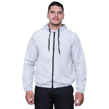 Imagem de Corta Vento Com Tela Masculino - TECHMALHAS, Branco, GG