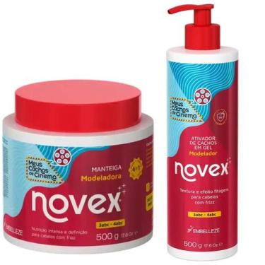 Imagem de Manteiga Modeladora + Ativador de Cachos Novex Meus Cachos de Cinema