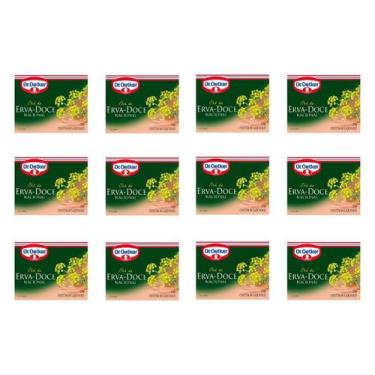 Imagem de Kit c/ 12 Chá de Erva Doce Nacional 10 sachês cada- Dr. Oetker 