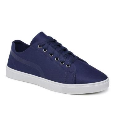 Imagem de Sapatenis Masculino Casual Sola Reta Coturada Com Cadarço - Gmm Shoes,