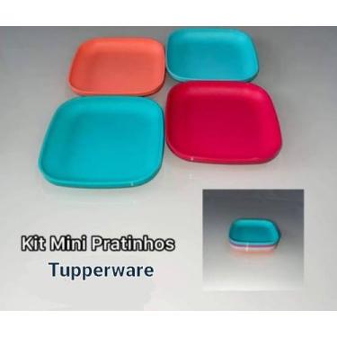 Imagem de Tupperware Mini Pratinhos color 4 peças