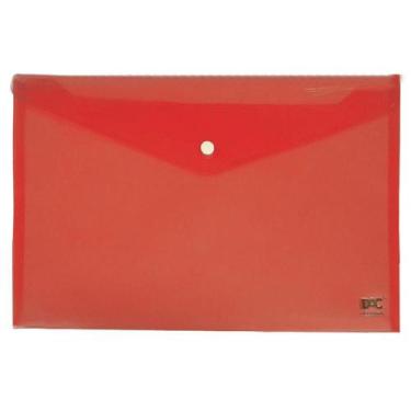 Imagem de Malote Plástico Com Botão Ref. 9653 Vermelho dac, Unico