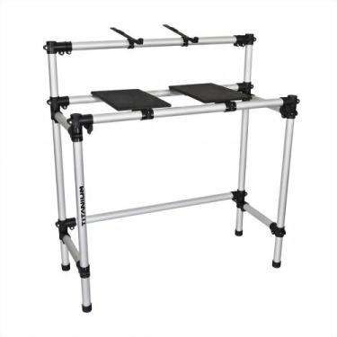 Imagem de Suporte Bancada Titanium Racks RDJ Case Bandeja Para Controlador, CDJs
