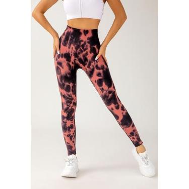 Imagem de Calça Fitness Esportiva Tie Dye Levanta Bumbum - S971 - BUBULE SHECI, 