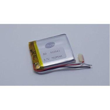 Imagem de Bateria 3 Fios 3,7v 750mah 5mm X 35mm X 40mm 503540 - KMIG