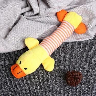Imagem de Brinquedo de pelucia mordedor para Cães e Gatos com apito - Lojas Edri