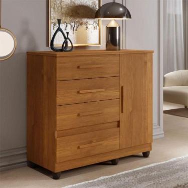 Imagem de Cômoda Florença Escala De Brilho Fosco, Benetil Cinamomo - BENETIL MÓV