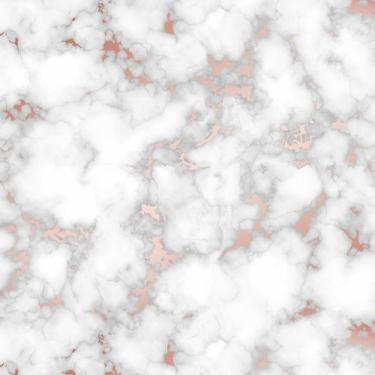 Imagem de Papel de Parede Autoadesivo Vinilico Reforma Mármore Branco Rose Gold 
