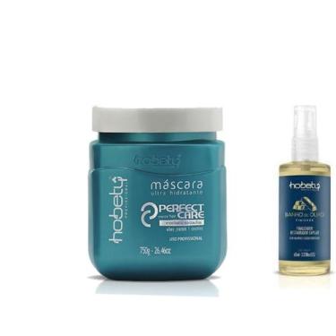Imagem de Kit Hobety Máscara Perfect Care750 gr + Finalizador Fios de ouro 60ml