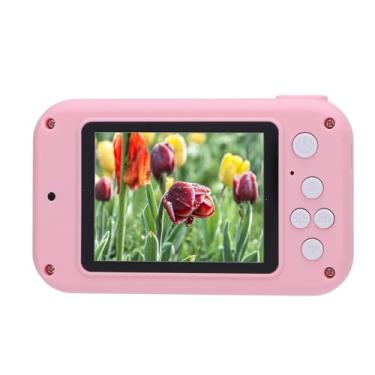 Imagem de Câmera Digital HD de Lente Dupla Vídeos 1080P, Tela de 2 Polegadas para Jogos MP3 Câmera Compacta Com Filtros e Reconhecimento Facial AI Pequena Câmera Portátil para Presentes