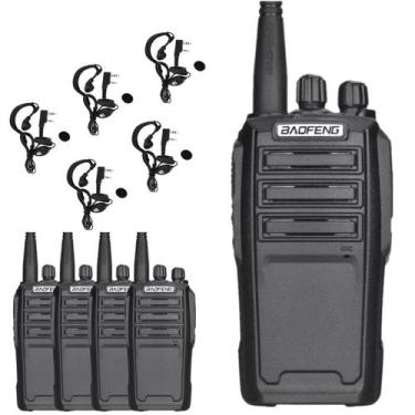 Imagem de Combo 5 Rádio Comunicador Baofeng UV-6 Walk Talk