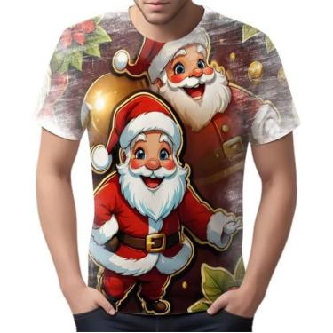 Imagem de Camiseta Camisa Tshirt Natal Festas Papai Noel Trenó Neve 4 - Enjoy Sh